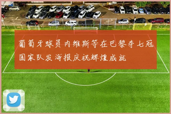 葡萄牙球员内维斯等在巴黎夺七冠国家队发海报庆祝辉煌成就